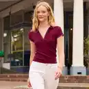 Bild 1 von Damen-Poloshirt mit Ripp-Struktur