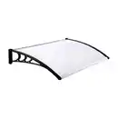 Bild 1 von Tür-Vordach - aus PC-Platte - ca. 100x100 cm - Schwarz