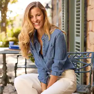 Damen-Bluse aus Lyocell