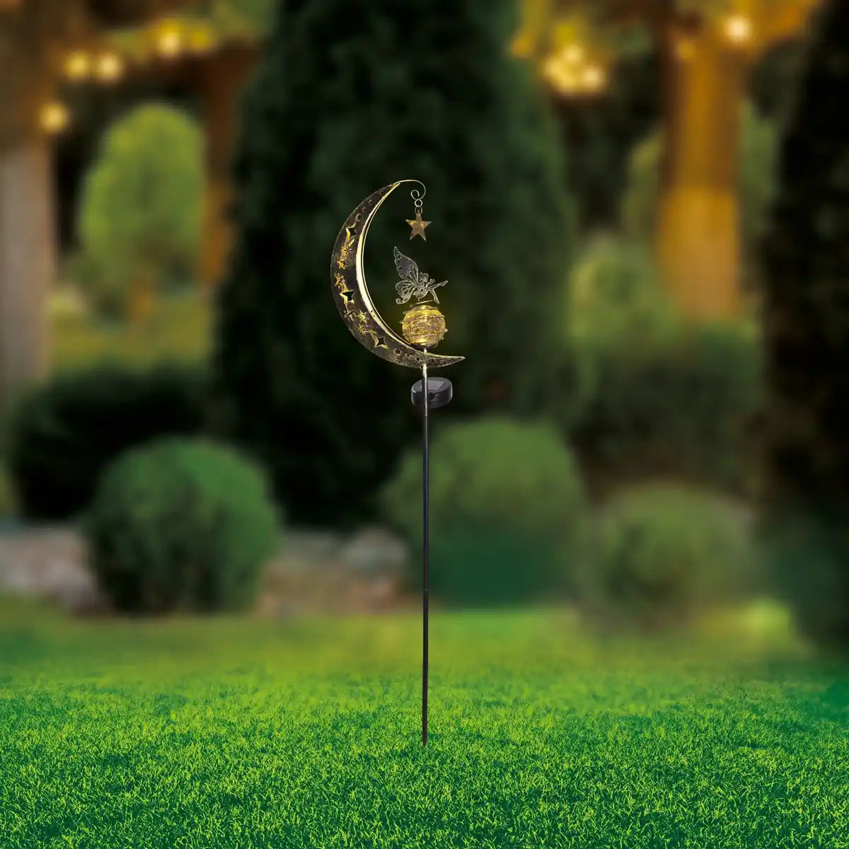 Bild 1 von Solarstab "Elfe im Halbmond", ca. 85 cm