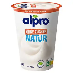 ALPRO Soja-Joghurtalternative, Natur ohne Zucker 400 g