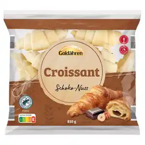 GOLDÄHREN Aufback-Croissants, Schokolade