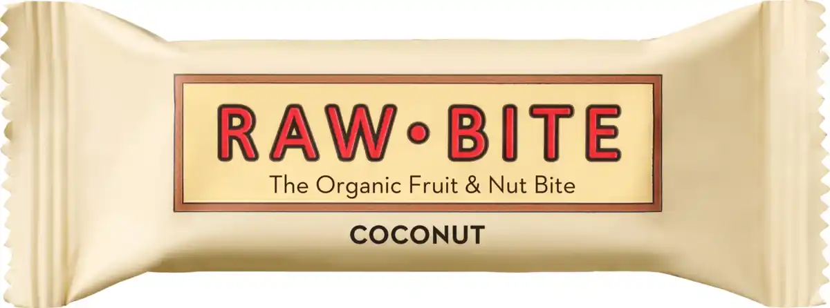 Bild 1 von RAWBITE Bio Frucht-Nuss-Riegel Coconut, 50 g
