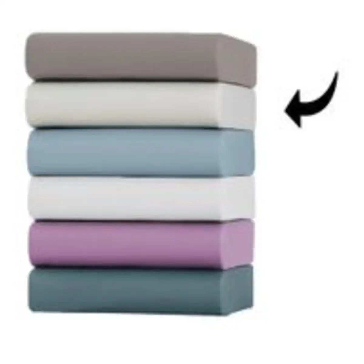 Bild 2 von Jersey Spannbetttuch, ca. 180 - 200 x 200 cm