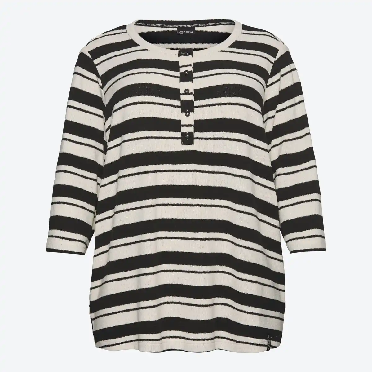 Bild 3 von Damen-Shirt im Streifen-Design, große Größen