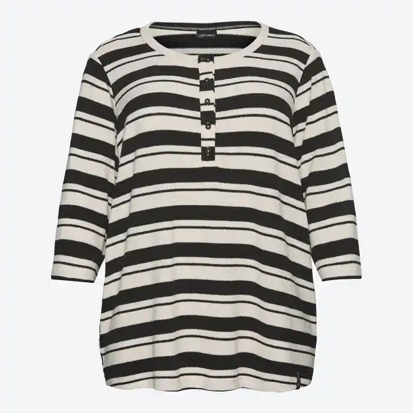 Bild 3 von Damen-Shirt im Streifen-Design, große Größen