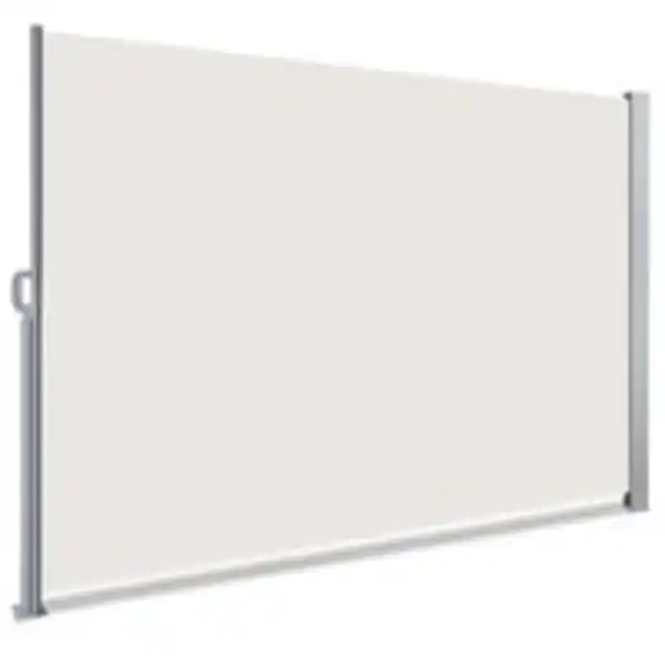 Bild 3 von Seitenmarkise Balkonmarkise aus Aluminium, ca. 4,5 x 1,6 m - Beige