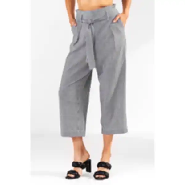 Bild 3 von Seersucker-Hose mit Gürtel