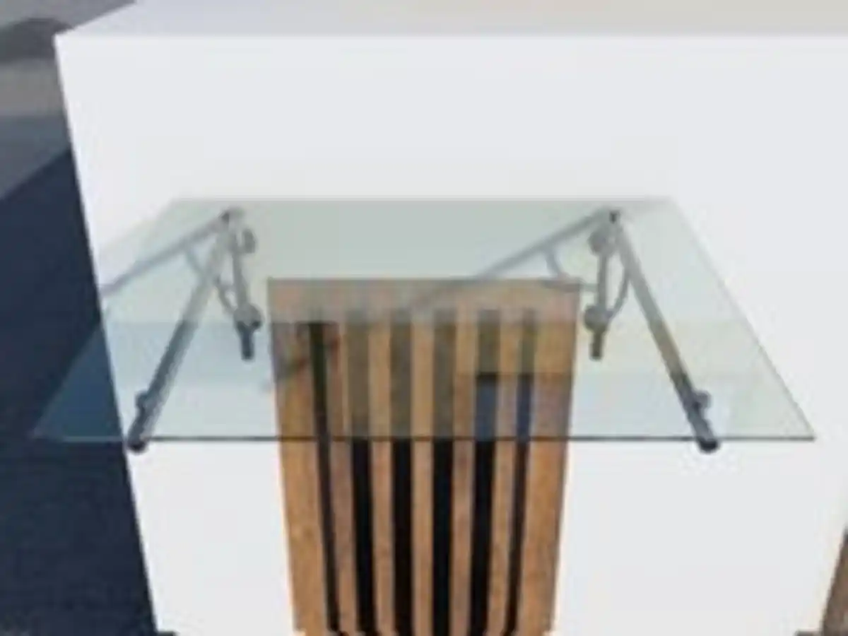 Bild 4 von Edelstahlvordach Elene, ca. 120 x 90 cm