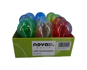 novooo Lampe Solar Birnenform