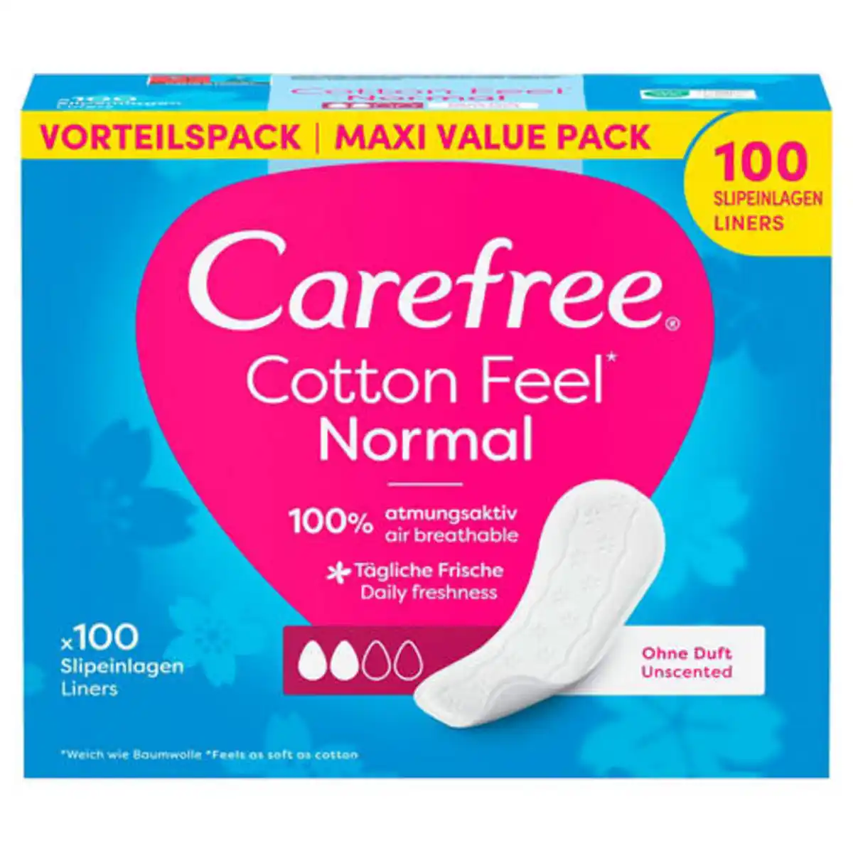 Bild 1 von CAREFREE Slipeinlagen Megapack 100, Ohne Duft