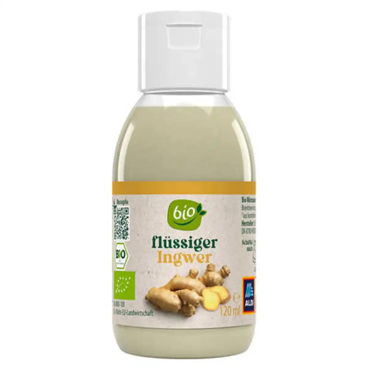Bild 1 von Bio-Kräuter flüssig 120 ml, Ingwer