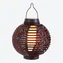 Bild 1 von Solar-Laterne mit Flammeffekt, Ø ca. 15 cm