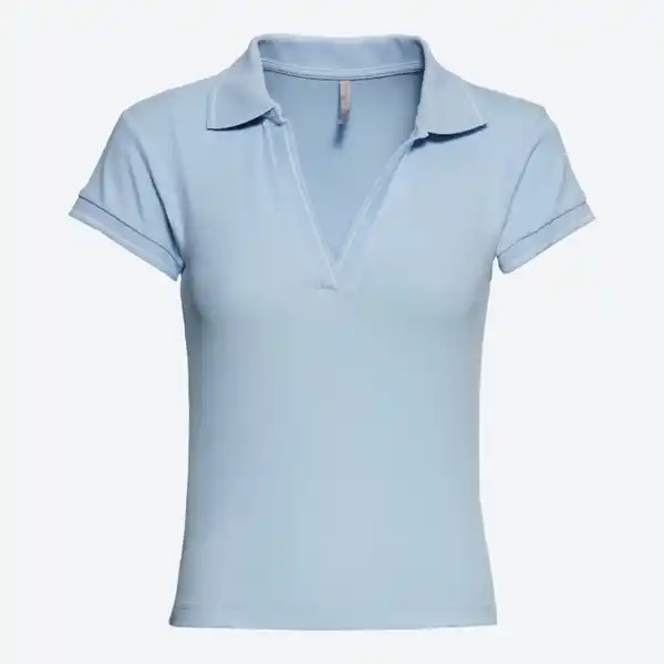 Bild 2 von Damen-Poloshirt mit Ripp-Struktur