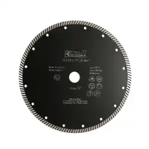 Diamant-Trennscheibe Ø230 mm, Turbo-Scheibe und feine Welle