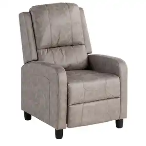 Push-Back-Sessel, ca. 73 x 90 x 104 cm - Hellbraun