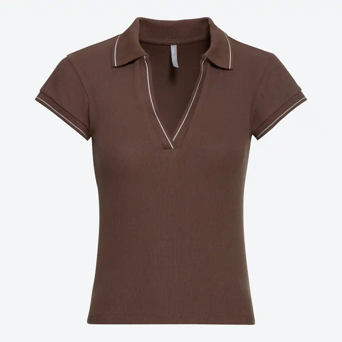 Bild 3 von Damen-Poloshirt mit Ripp-Struktur
