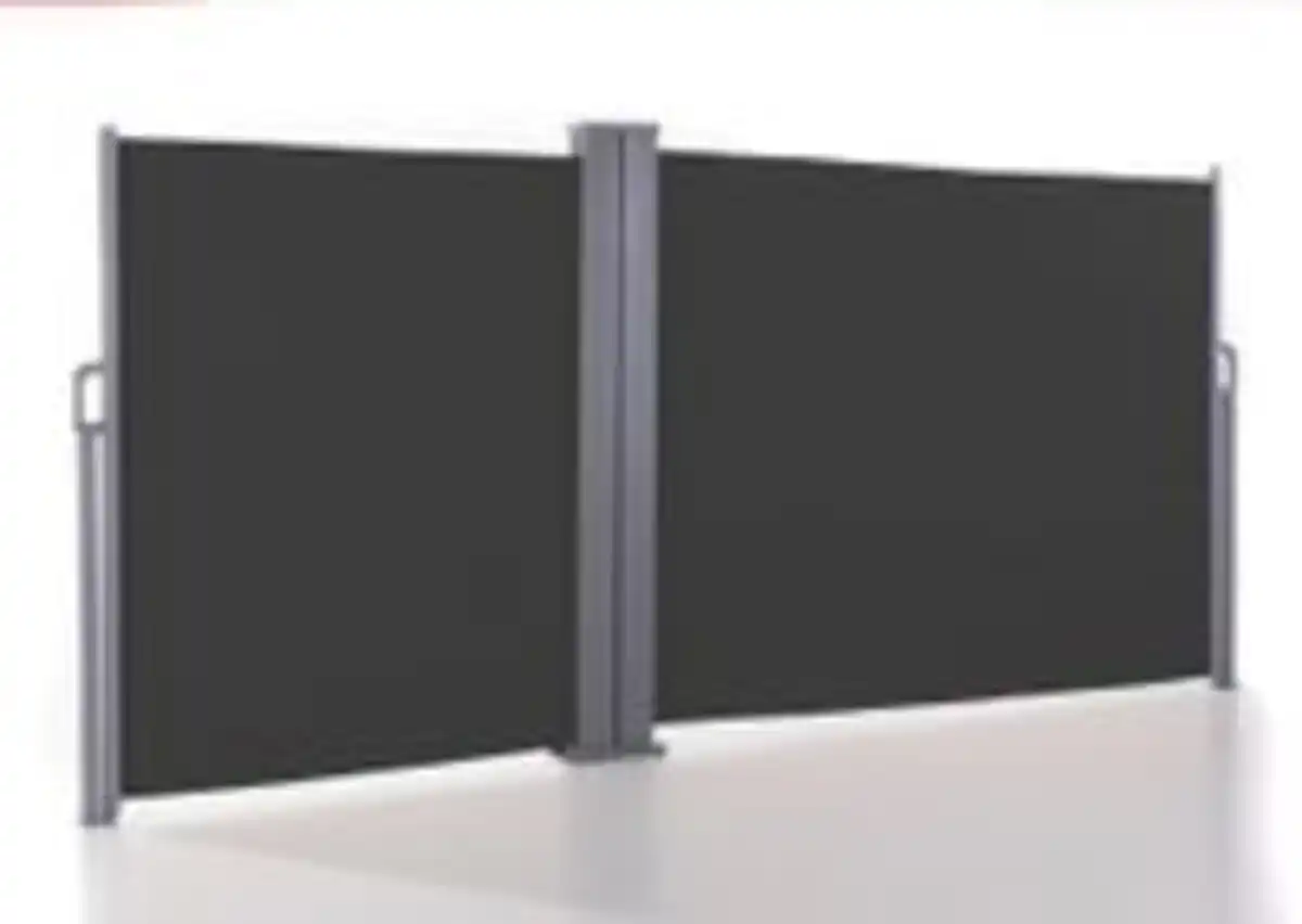 Bild 4 von Doppel - Seitenmarkise aus Polyester, ca. 6,0 x 1,5 m - Anthrazit