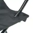 Bild 2 von Campingstuhl Faltstuhl, schwarz, Getränkehalter Tragetasche Outdoor, faltbar max. 100kg