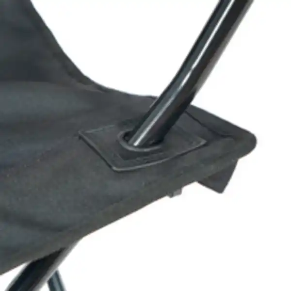 Bild 2 von Campingstuhl Faltstuhl, schwarz, Getränkehalter Tragetasche Outdoor, faltbar max. 100kg