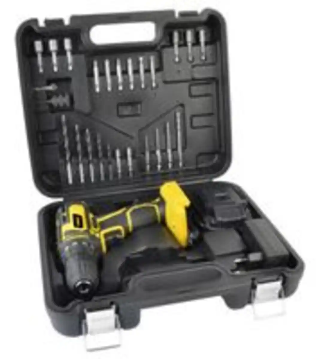 Bild 2 von ADAC Akkubohrschrauber 20V, Li-Ionen, inkl. Zubehör 28 teilig