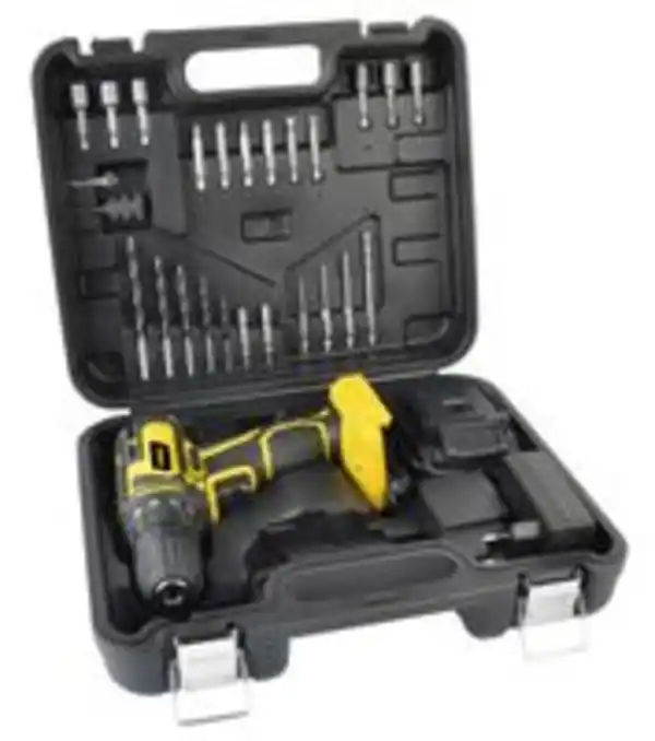 Bild 2 von ADAC Akkubohrschrauber 20V, Li-Ionen, inkl. Zubehör 28 teilig