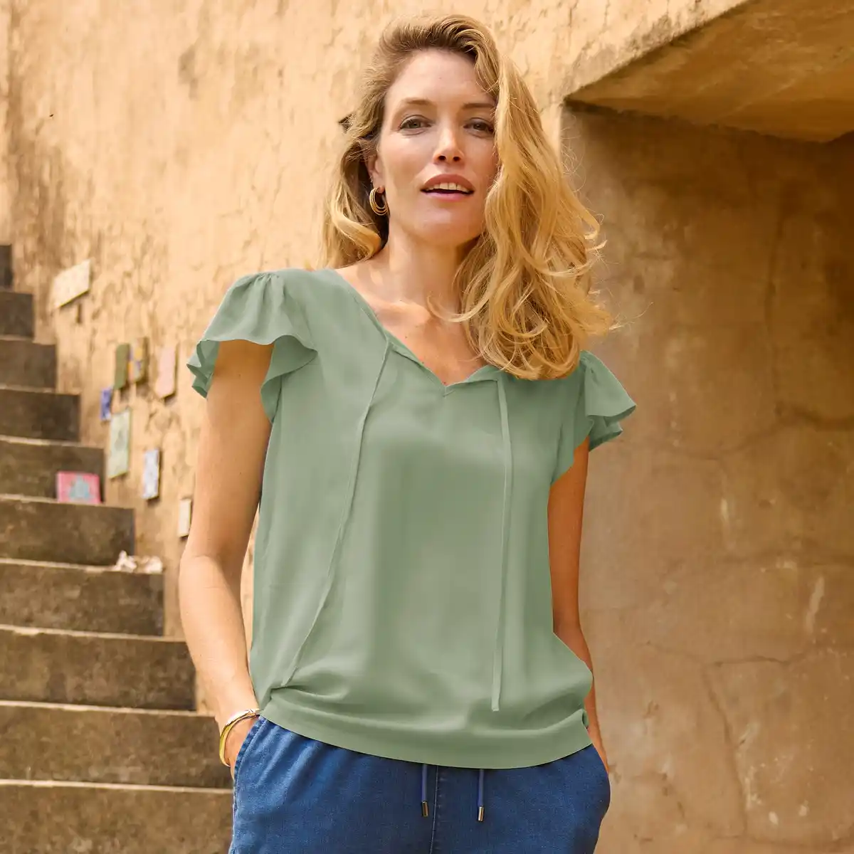 Bild 1 von Damen-Bluse aus Viskose