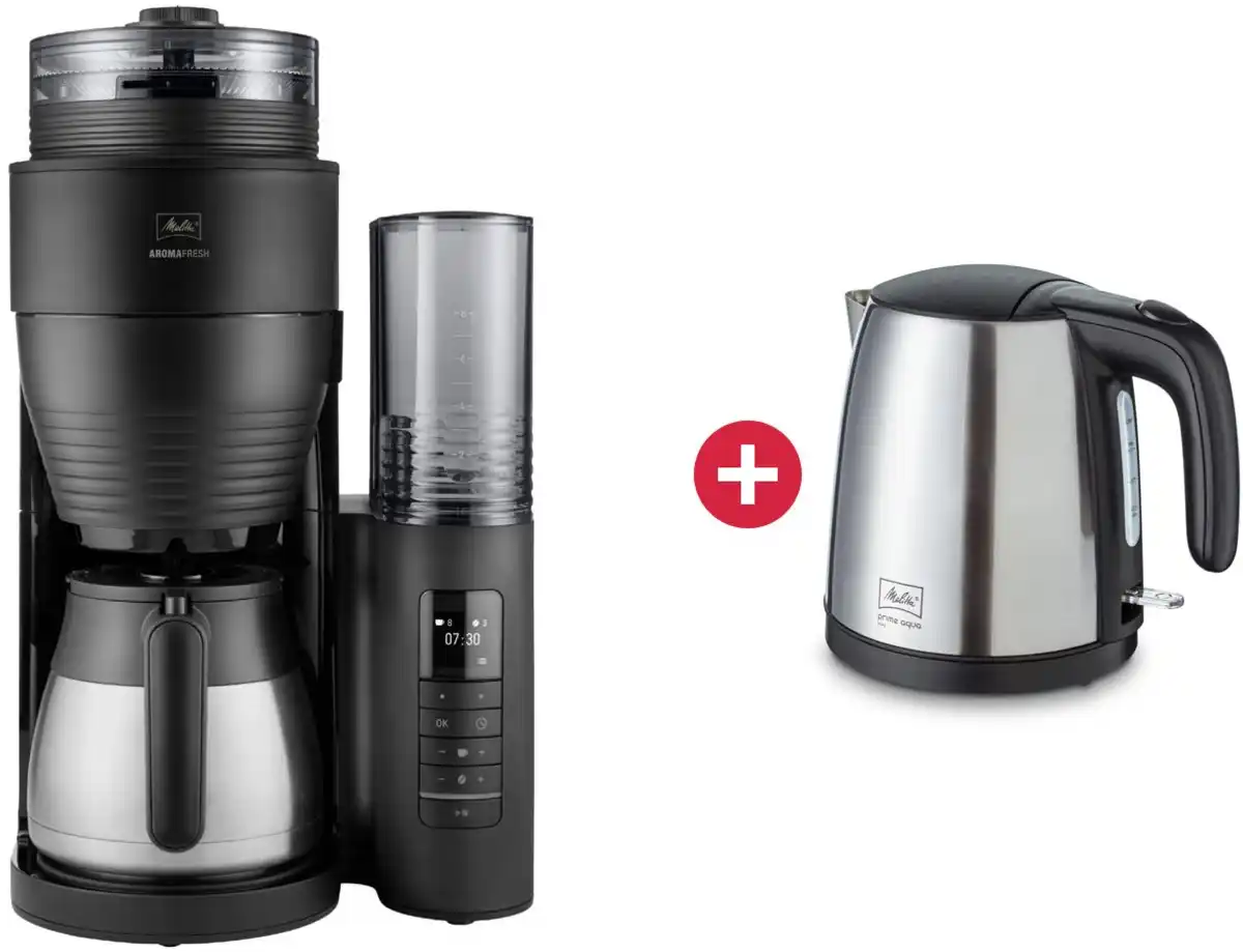 Bild 1 von AromaFresh Therm Pro 1030-11 Kaffeeautomat + Dein Geschenk: Melitta Prime Aqua Mini (1,0l) Wasserkocher