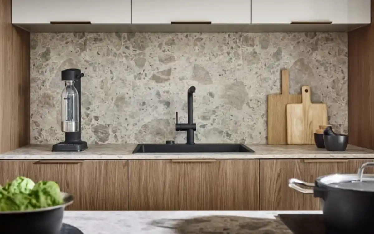 Bild 3 von Einbauküche Toronto/Perfect Soft, Ulme/Mocca, inkl. AEG Elektrogeräte