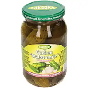 Eingelegte Gurken "Malosolnije" mit Knoblauch