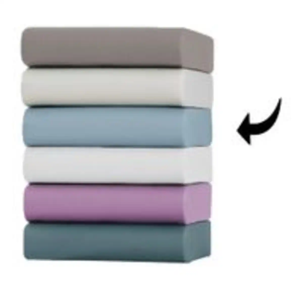 Bild 2 von Jersey Spannbetttuch, ca. 140 - 160 x 200 cm