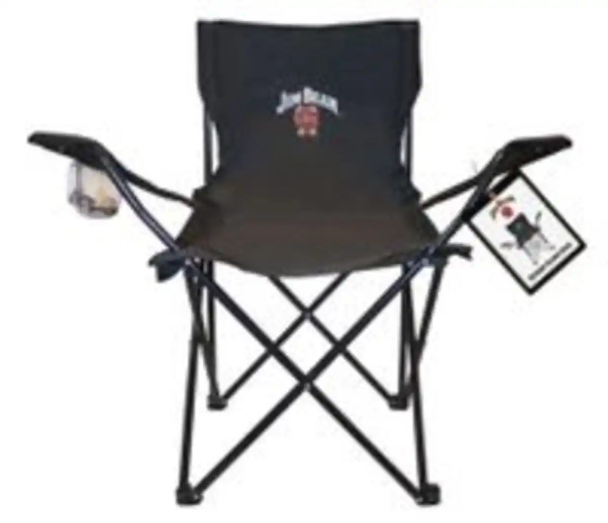 Bild 2 von Jim Beam faltbarer Campingstuhl mit Getränkehalter JB0253