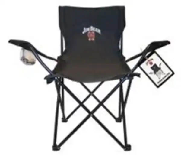Bild 2 von Jim Beam faltbarer Campingstuhl mit Getränkehalter JB0253