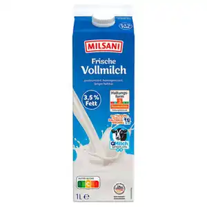 MILSANI Frische Vollmilch 3,5 % 1 l