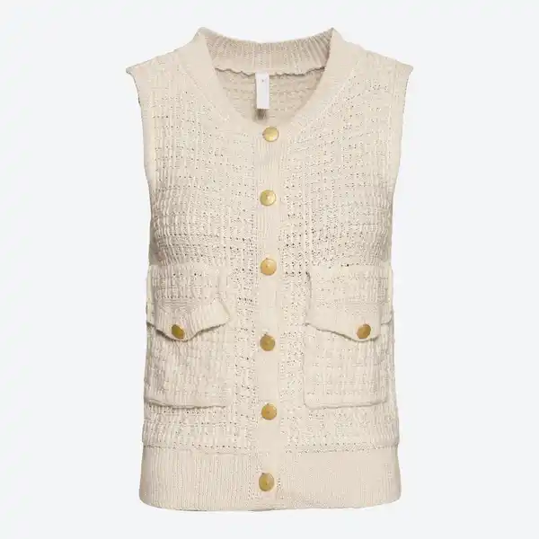 Bild 3 von Damen-Strickweste mit Knopfleiste
