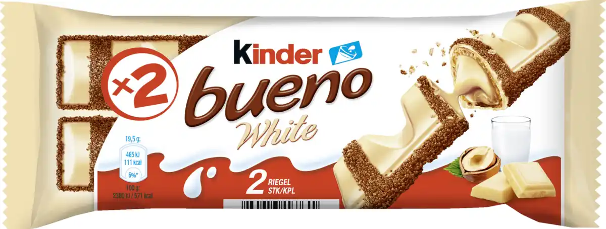 Bild 1 von Ferrero Kinder Bueno 2er Riegel, 39 g