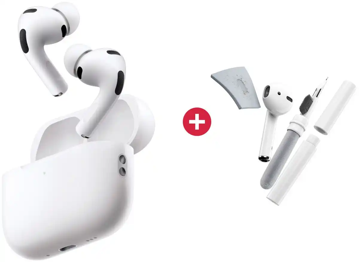 Bild 1 von AirPods Pro 3 True Wireless Kopfhörer + Dein Geschenk: KeyBudz AirCare Cleaning Kit für AirPods