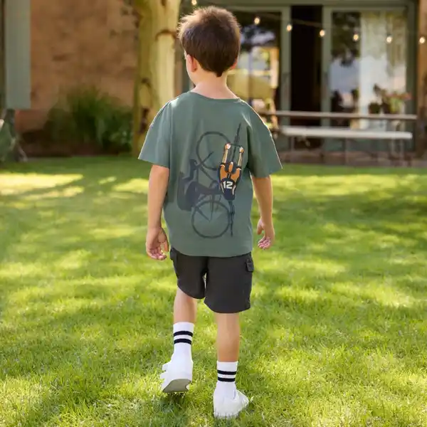 Bild 4 von Kinder-Jungen-Bermudas aus Baumwolle