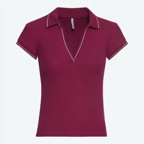 Bild 2 von Damen-Poloshirt mit Ripp-Struktur