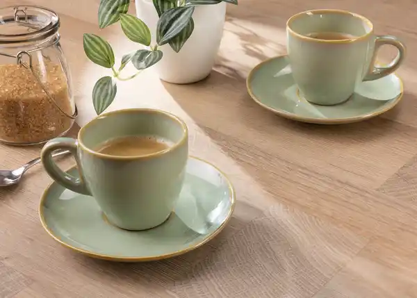 Bild 4 von IDEENWELT Espressotassen 2er-Set grün