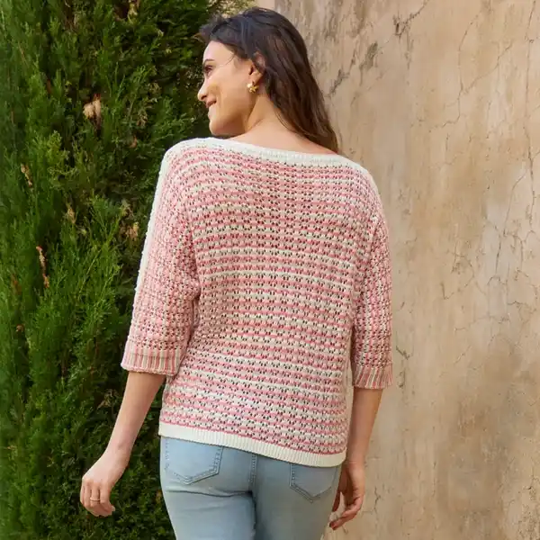 Bild 4 von Damen-Strickpullover im Ajour-Design