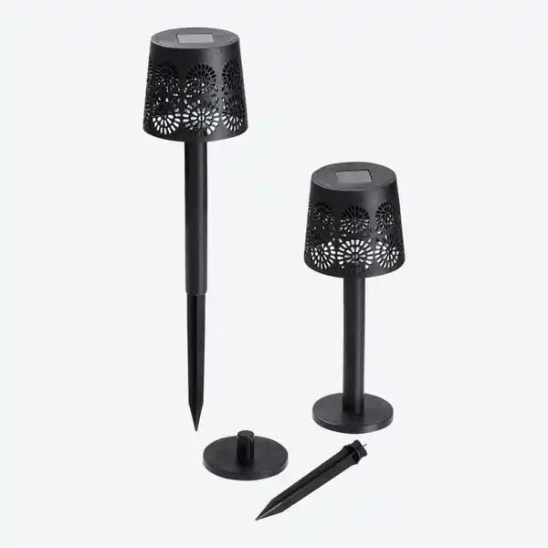 Bild 2 von Solarleuchte mit 2-in-1-Funktion, Höhe ca. 23 cm