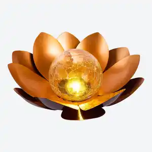 Solar-Leuchte "Lotus", Ø ca. 22-25 cm