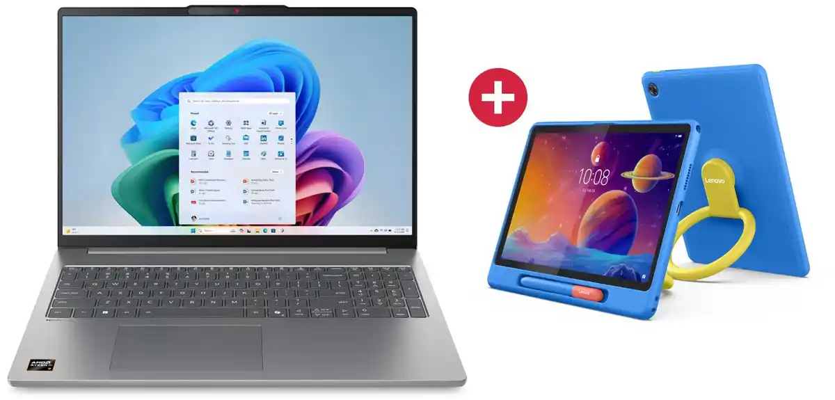 Bild 1 von IdeaPad Slim 5 16AKP10 (83HY006XGE) 40,64 cm (16") Notebook + Dein Geschenk: Lenovo Tab (ZAEH0114SE) Tablet, 4 GB RAM, Octa Core Prozessor