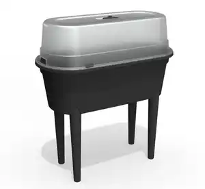 Hochbeet mit Haube ,  ca. 77 x 40 x 84 cm