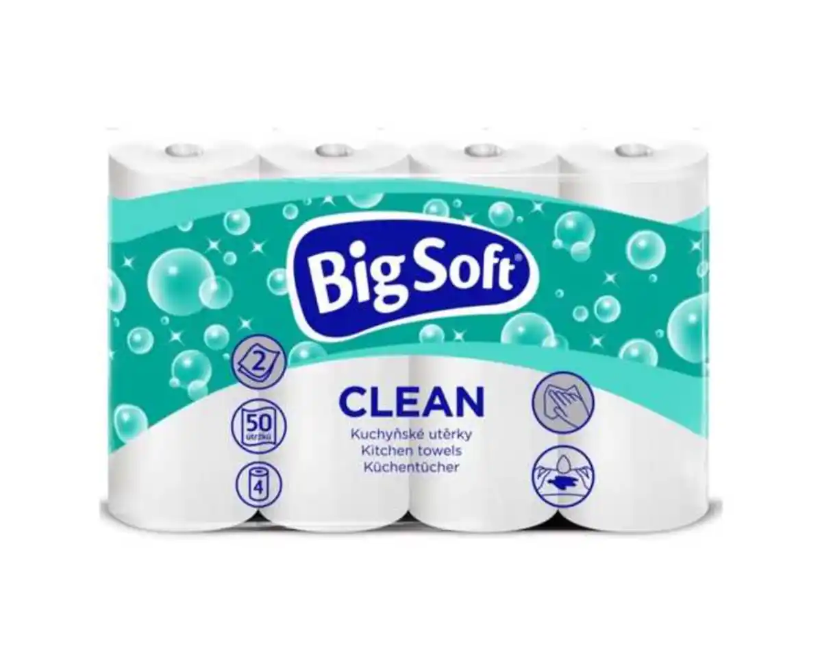 Bild 1 von Big Soft Classic Küchenrollen, 2-lagig, 4 Rollen