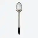 Bild 1 von Solarstecker "Glasflamme" aus Edelstahl, Höhe ca. 42,5 cm