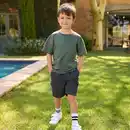 Bild 1 von Kinder-Jungen-Bermudas aus Baumwolle