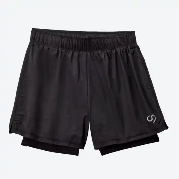 Bild 2 von 2-in-1 Damen-Funktions-Shorts mit integrierter Leggings