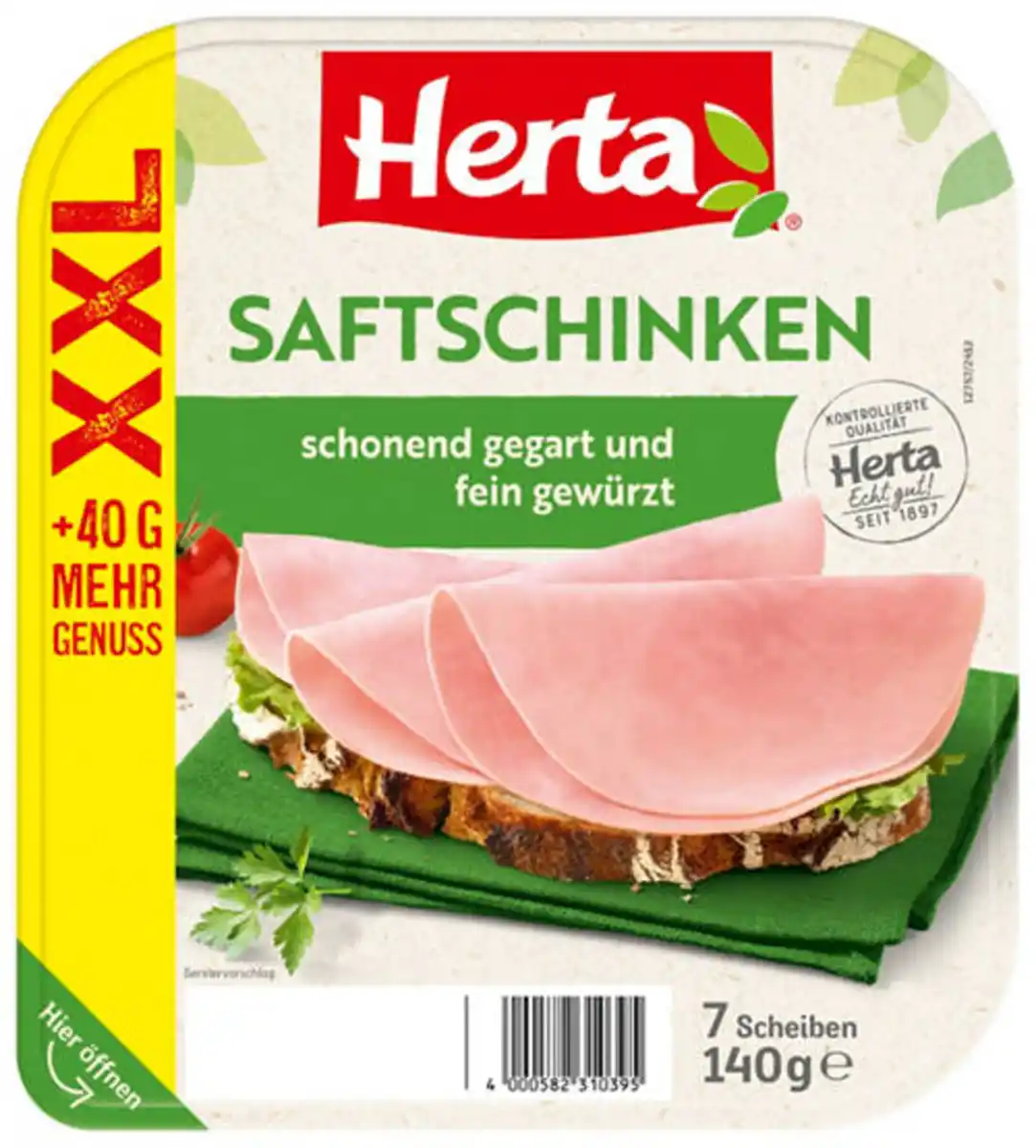 Bild 1 von HERTA Kochschinken 140 g, Saftschinken